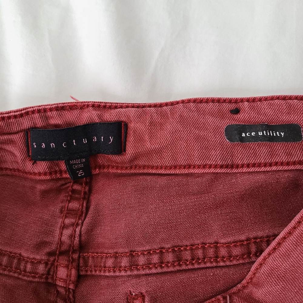 Sanctuary Denim Ace Utility Jeans Size 25 - Picture 6 of 11